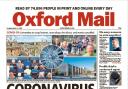 Oxford Mail front page, March 17, 2020.