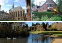 (Top left clockwise) Exeter College, C.S Lewis' House, Cutteslowe and Sunnymead Park. Credit: Tripadvisor