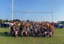 Chinnor's 3rd XV celebrate winning Berks, Bucks & Oxon Division 1 for the third successive year Picture: Chinnor RFC Thame