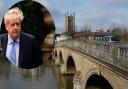 Boris Johnson and picture of Henley