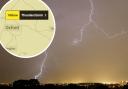 Met Office issues yellow warning of thunderstorms