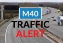 Major delays on M40 due crash