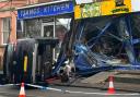 A Vauxhall SUV had crashed into the two restaurants in Iffley Road.