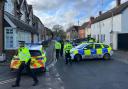 Police remain on scene as investigations into assault continue