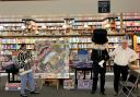 Mr Monopoly helped launch the new game at Blackwell's.