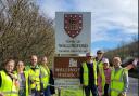 The annual litter pick in Wallingford