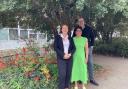 MP Victoria Prentice met Meghana Pandit and David Walliker at Horton General Hospital to discuss maternity services