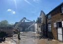 Brewery evacuated after large fire breaks out