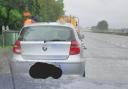 This BMW was seized by police in Oxfordshire on Wednesday.