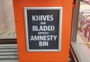 Knife amnesty bin