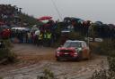 Dani Sordo set fastest time on each of the day's three stages in Rally Portugal