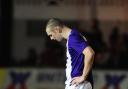 James Constable looks dejected at the final whistle