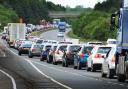 Queues: Congestion on the A40 Witney Bypass earlier this year