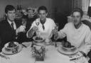 Missing: AA Gill writes of his brother Nick, a top chef, (centre) in 1990 at The Feathers, Woodstock