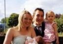 Joanna and Adam Buddin with daughters Kayleigh and Ashley May