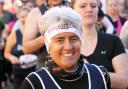 Michelle Jones running for Sobell House Hospice in the Oxford Half Marathon 2016