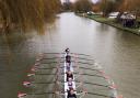 City of Oxford's women's junior 14 octuples at the Bedford Eights and Fours Head