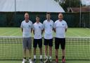 North Oxford's squad (from left): Joe Cartledge, Cameron Price, Ben Calnan, Jon Maskens