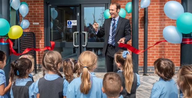 Oxford Mail: Windrush CE Primary School in Witney has opened its doors. Picture: Richard Cave
