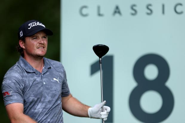 Eddie Pepperell tees off in Spain today Picture: Steven Paston/PA Wire