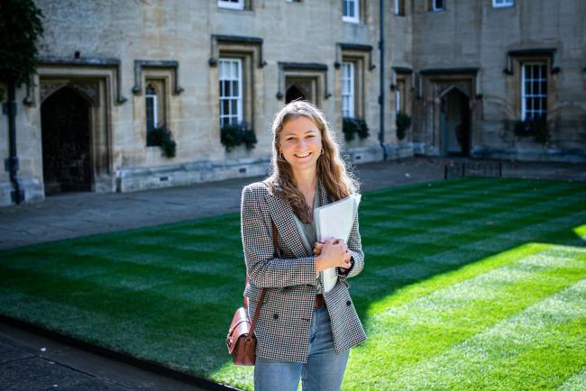 Princess Elisabeth of Belgium will be studying at Lincoln College. Pictures by Bas Bogaerts