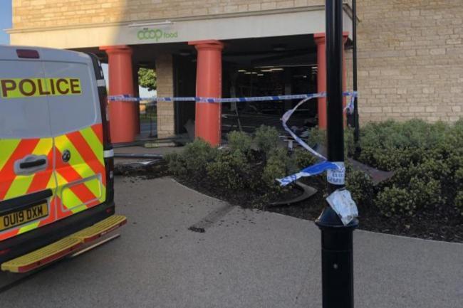 The Bletchingdon Co-op was targeted in a ram raid in 2020 Picture: OXFORD MAIL