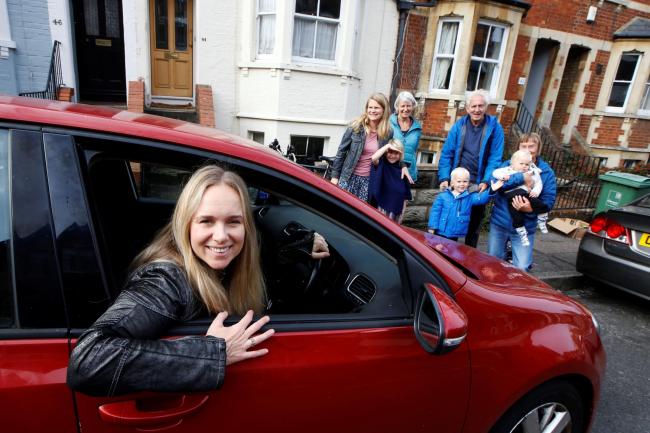 Emily Kerr and her neighbours on Argyle Street set up a car sharing scheme. Picture: Ed Nix