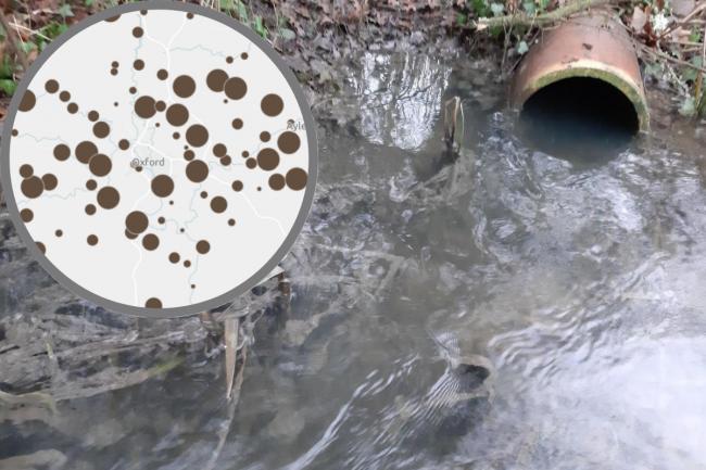 REVEALED: All of the rivers in Oxfordshire where sewage has been dumped