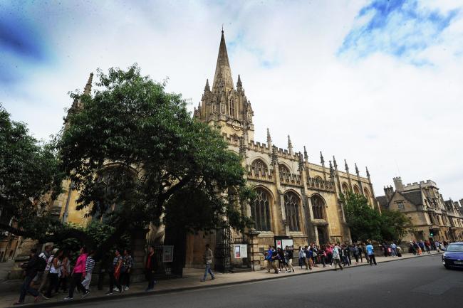 The University Church of St Mary the Virgin in Oxford High Street. Picture: Jon Lewis