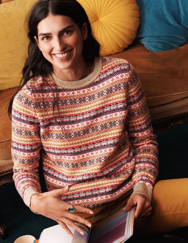 Oxford Mail: Louise Fair Isle Jumper. Picture: Boden