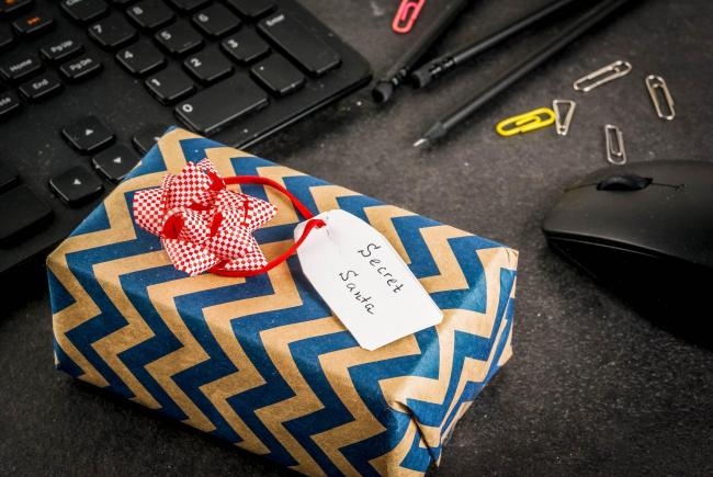 A Generic Photo of a gift left for secret Santa. See PA Feature CHRISTMAS Money Saving. Picture credit should read: iStock/PA. WARNING: This picture must only be used to accompany PA Feature CHRISTMAS Money Saving..