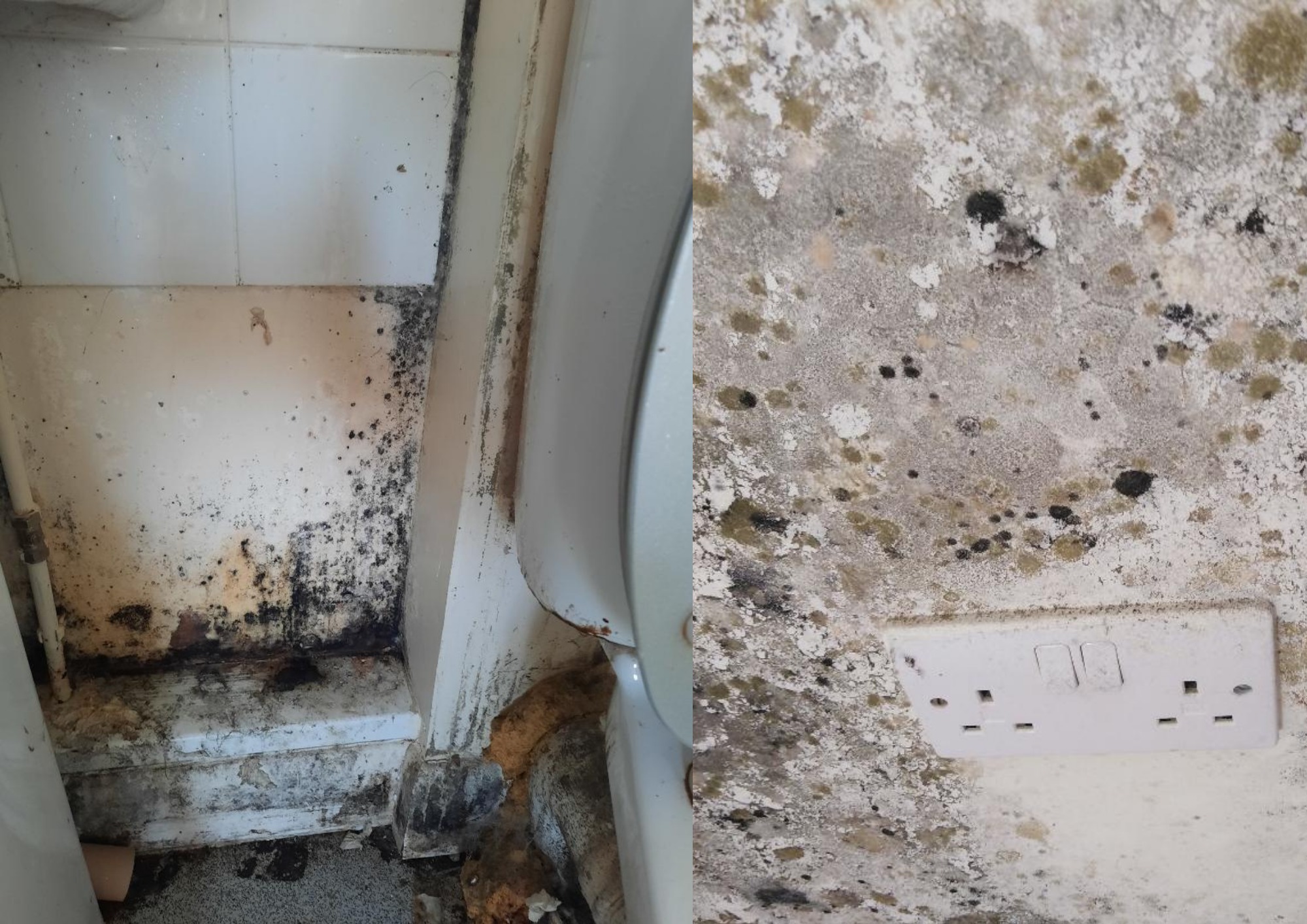 Oxfordshire family living in front room due to extent of mould
