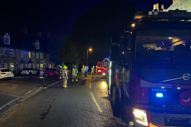 Fire services are still investigating the bedroom fire. Picture: Oxfordshire Fire and Rescue