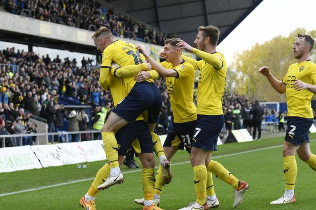 Oxford United's win over Morecambe in October secured their best points haul in a five-game block all season Picture: David Fleming