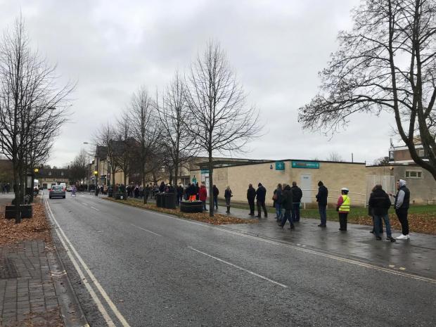 Oxford Mail: Huge queues at the Witney Walk-in centre