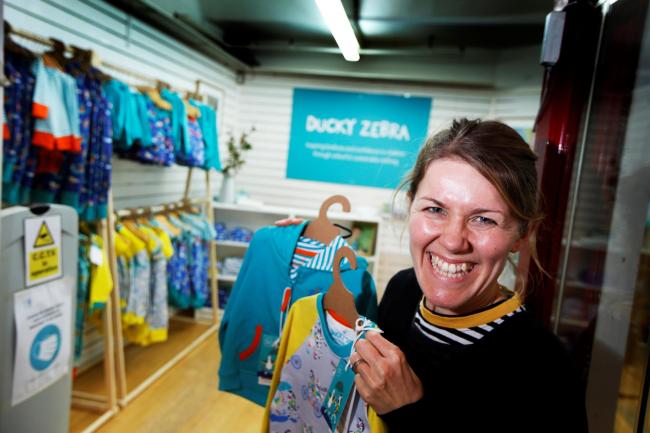 Sustainable kid's clothing store, Ducky Zebra, opens in the Covered Market. Picture: Ed Nix