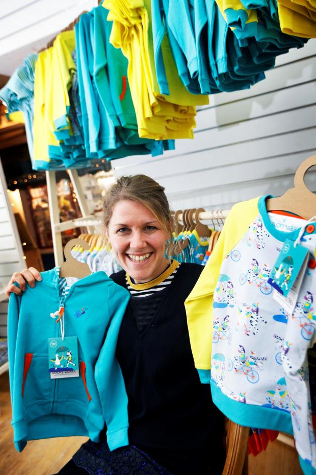 Oxford Mail: Sustainable kid's clothing store, Ducky Zebra, opens in the Covered Market. Picture: Ed Nix 