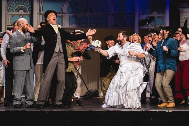 Oxford Mail: Oxford Operatic Society's My Fair Lady at the New Theatre Oxford. Picture: Andrew Wilson