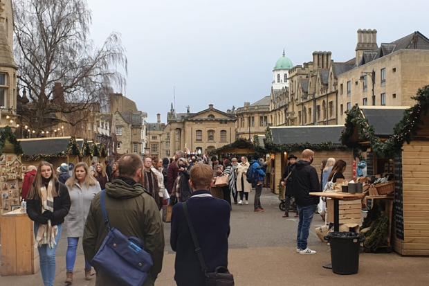 Oxford Mail: Oxford Christmas Market on December 18