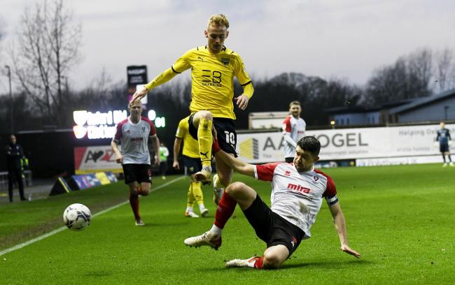 Mark Sykes has entered the final six months of his Oxford United contract. The midfielder has scored eight goals this season, by far his best return in a yellow shirt Picture: David Fleming