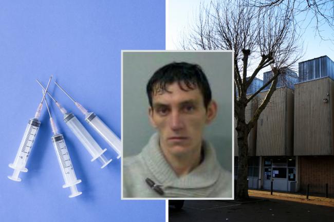 File image of syringe, Nathan Bourton and Oxford Magistrates' Court Pictures: PEXELS/TVP/OM