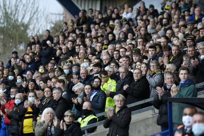 More than 8,000 fans were at the Kassam Stadium on New Year's Day Picture: David Fleming