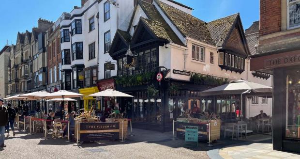 Oxford Mail: The Plough at 38 in Cornmarket