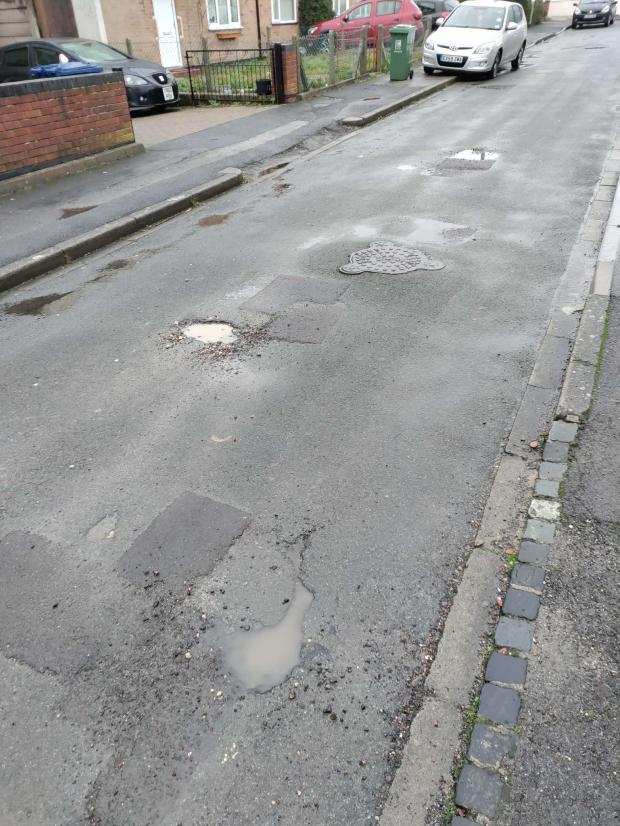 Oxford Mail: Potholes in Paget Street