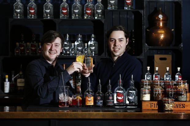 Archie Ley and Ben Mills from Big Grin Distillery in Burford. Picture: Ed Nix