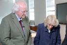 Sir Philip Pullman and Duchess of Cornwall. Picture: PA Images