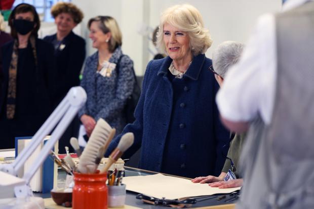 Oxford Mail: Camilla, Duchess of Cornwall in Oxford. Picture: Ed Nix 