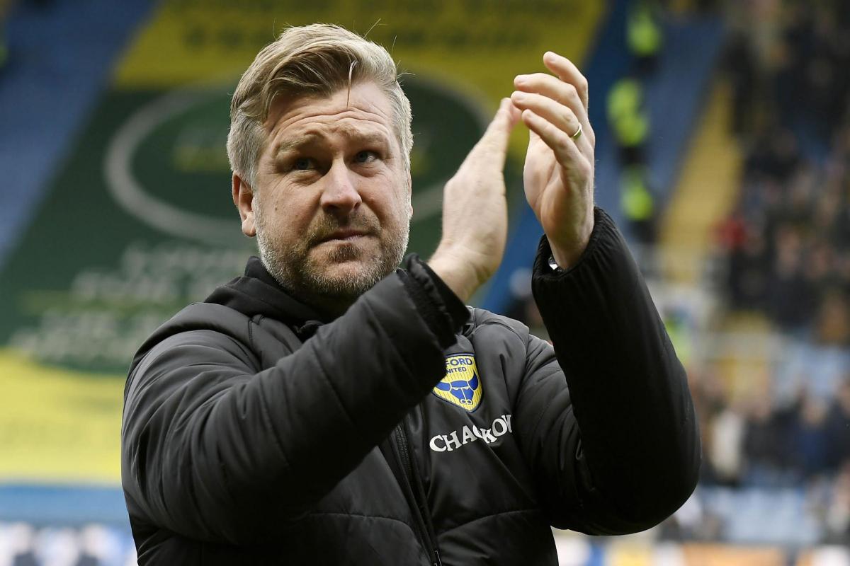 Oxford United head coach Karl Robinson has been linked with the QPR managerial vacancy. Picture: David Fleming
