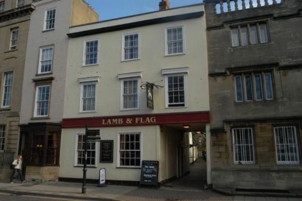 Oxford Mail: The Lamb & Flag in St Giles 