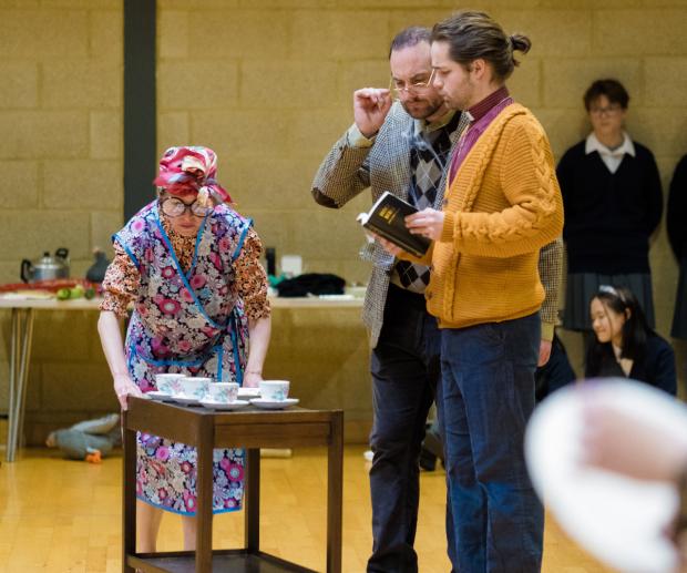 Oxford Mail: Rehearsals for The Magic Flute. Picture: Oxford Opera Company 